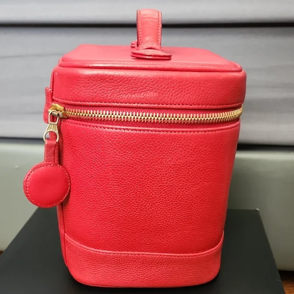 Chanel Red Vanity Bag - Picture 2 of 11